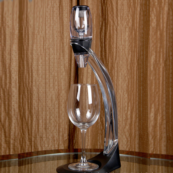Quick Aeration Wine Decanter with Stainless Mesh Filter