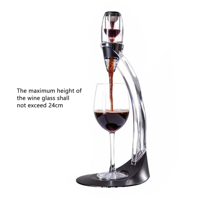 Quick Aeration Wine Decanter with Stainless Mesh Filter