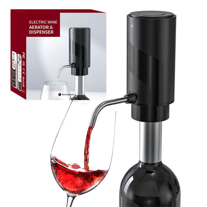 1 Air Pressure Wine Dispenser Automatic Pourer USB Charged
