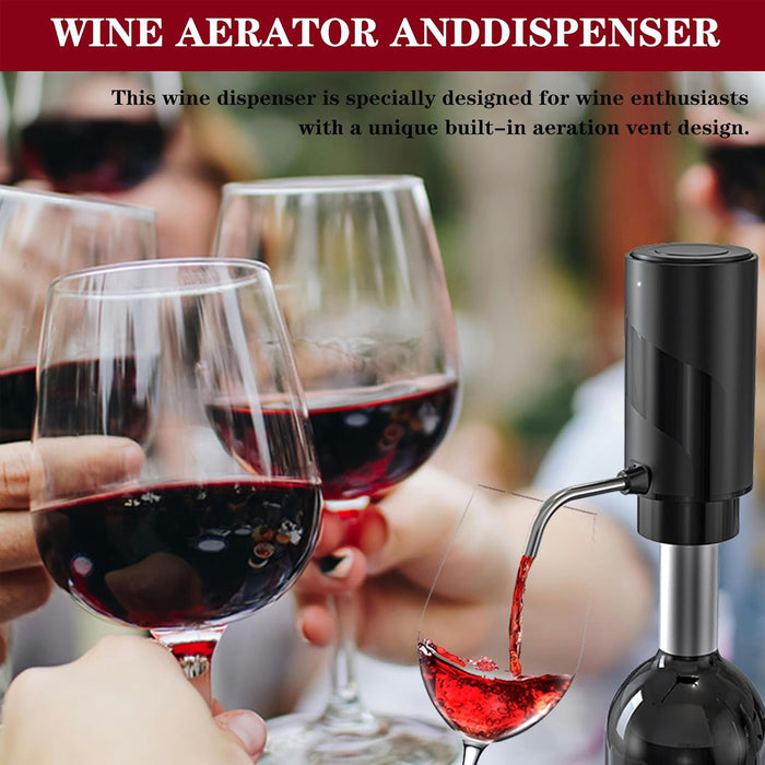 1 Air Pressure Wine Dispenser Automatic Pourer USB Charged