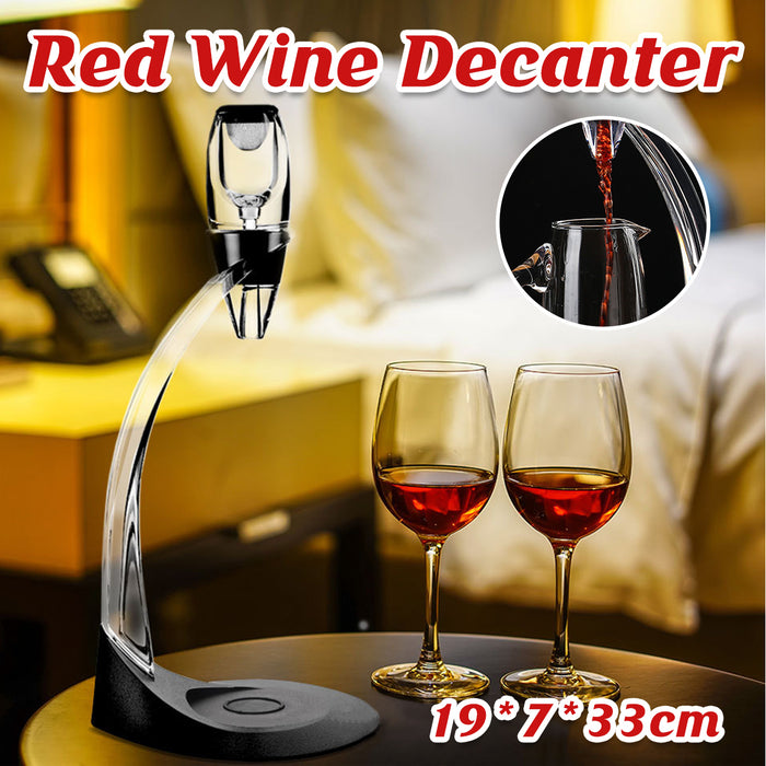 Quick Aeration Wine Decanter with Stainless Mesh Filter