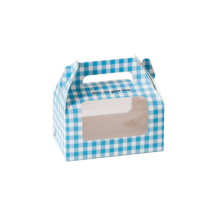 Blue Swiss Roll Box, 160x90x147mm, 20 pack