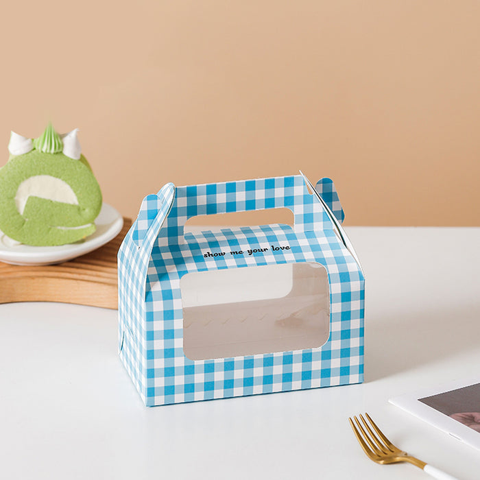 Blue Swiss Roll Box, 160x90x147mm, 20 pack