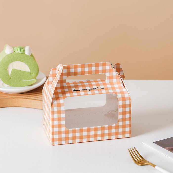 Orange Swiss Roll Box, 160x90x147mm, 20 pack