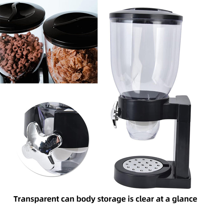 Grain Storage Distributor with Rotating Dispenser 2L 4L