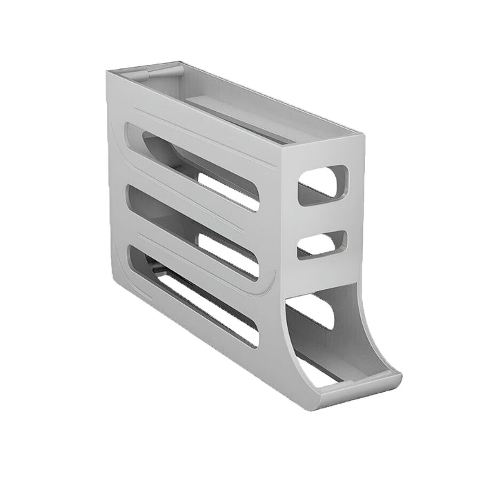 Automatic Scrolling Egg Rack Holder 2-Tier or 4-Tier Space-Saving Egg Storage