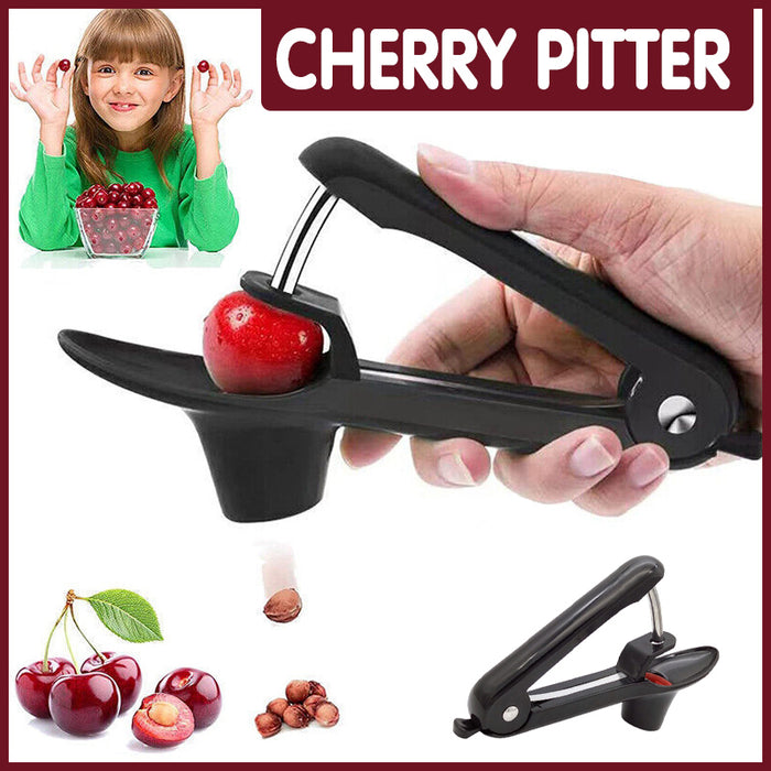Cherry Pitter Tool One-Hand Operation ABS Stainless Steel 20 x 6.5 x 5 cm