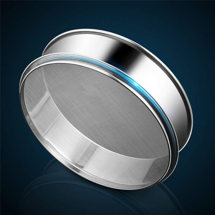 304 Stainless Steel Flour Sieve 15cm Fine 60-Mesh for Baking and Straining