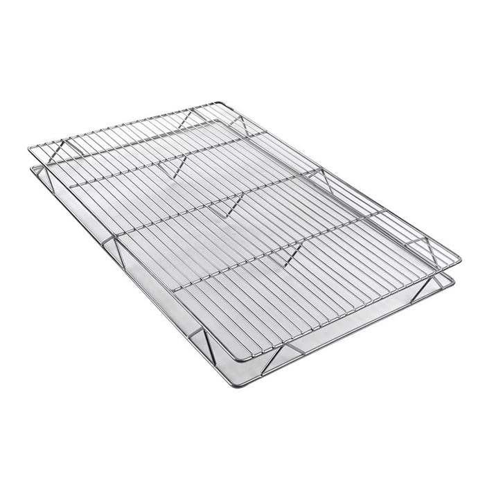 2 Pcs Stainless Steel Cooling Rack 60×40cm Mesh