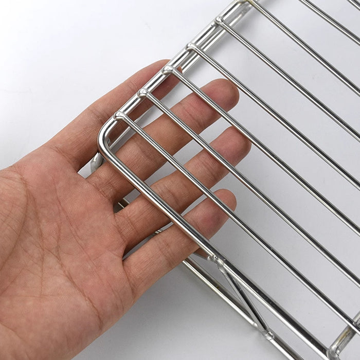 2 Pcs Stainless Steel Cooling Rack 60×40cm Mesh