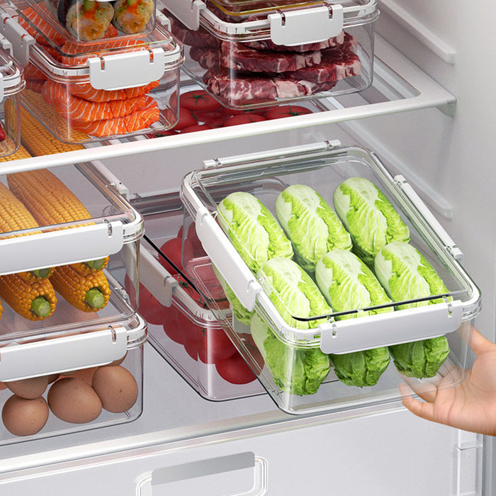 12 Pcs Airtight Food Storage Containers with Snap Lock Lids in 4 Sizes