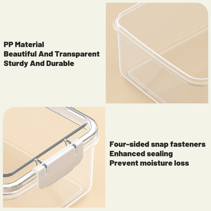 12 Pcs Airtight Food Storage Containers with Snap Lock Lids in 4 Sizes