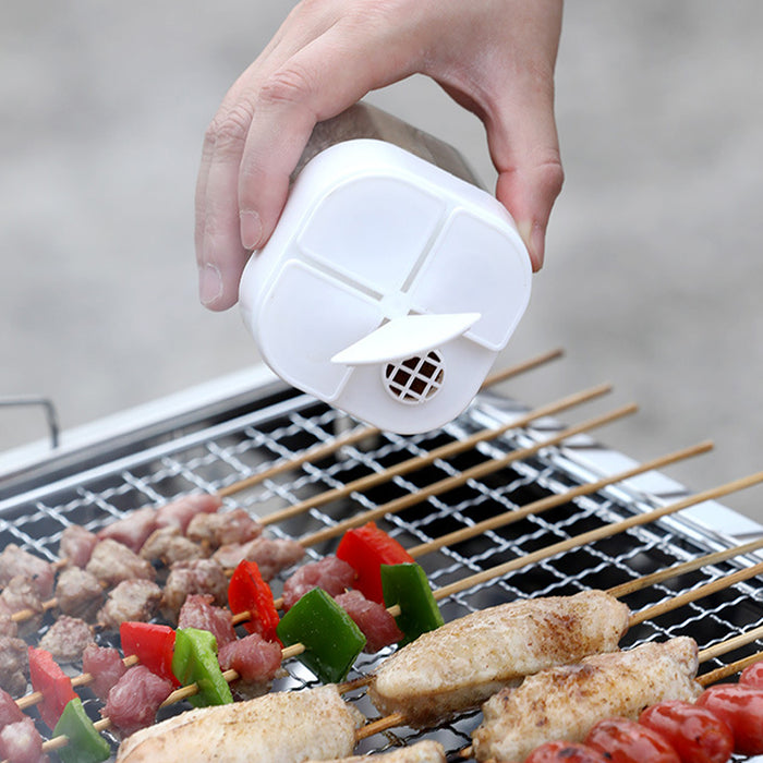4 Pcs 4-in-1 Seasoning Jar Set Airtight Plastic Kitchen