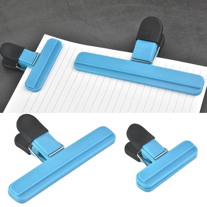 12 Pcs Plastic Bag Clips ABS with Metal Springs 2 Sizes