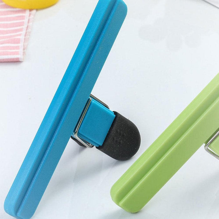12 Pcs Plastic Bag Clips ABS with Metal Springs 2 Sizes