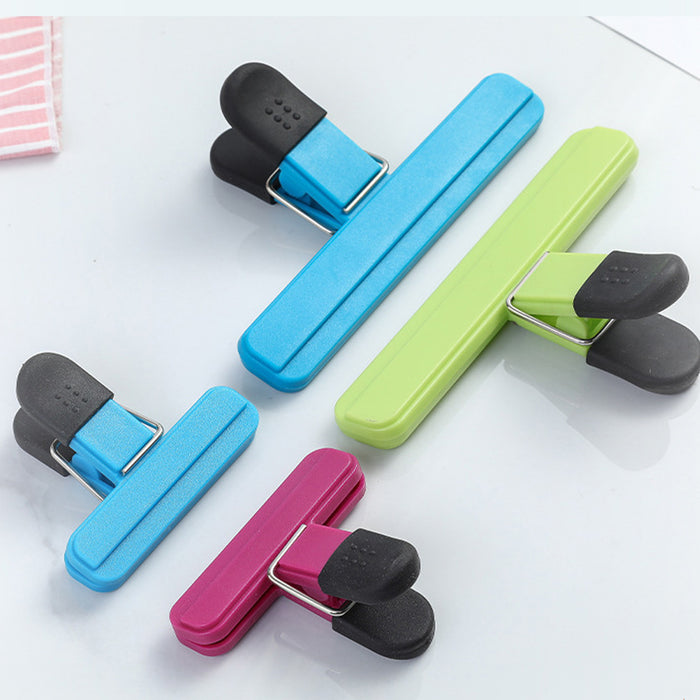 12 Pcs Plastic Bag Clips ABS with Metal Springs 2 Sizes