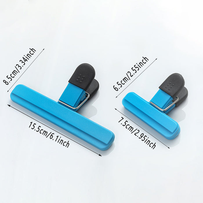 12 Pcs Plastic Bag Clips ABS with Metal Springs 2 Sizes