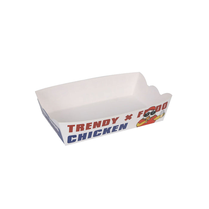 100PCS Disposable Snack Boxes Oil-Proof Leak-Resistant for Fast Food