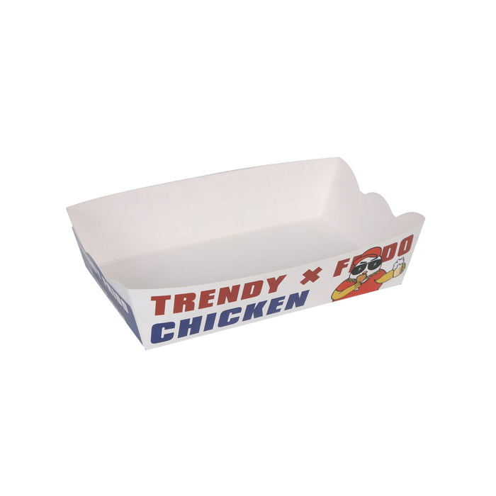 100PCS Disposable Snack Boxes Oil-Proof Leak-Resistant for Fast Food