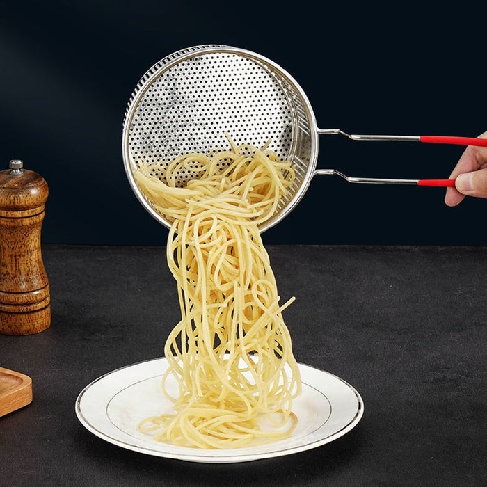 Stainless Steel Frying Basket 18cm With Heat Resistant Handle