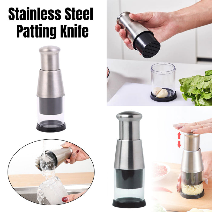 Manual Garlic Press Crusher 304 Stainless Steel BPA-Free 16 x 6 cm