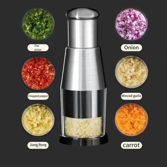 Manual Garlic Press Crusher 304 Stainless Steel BPA-Free 16 x 6 cm
