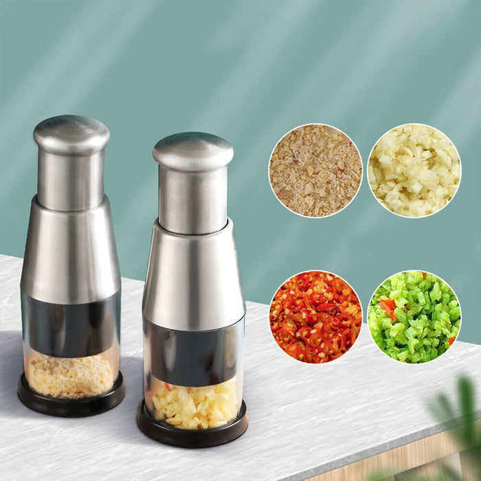 Manual Garlic Press Crusher 304 Stainless Steel BPA-Free 16 x 6 cm