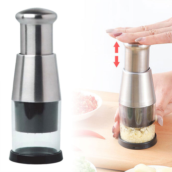Manual Garlic Press Crusher 304 Stainless Steel BPA-Free 16 x 6 cm