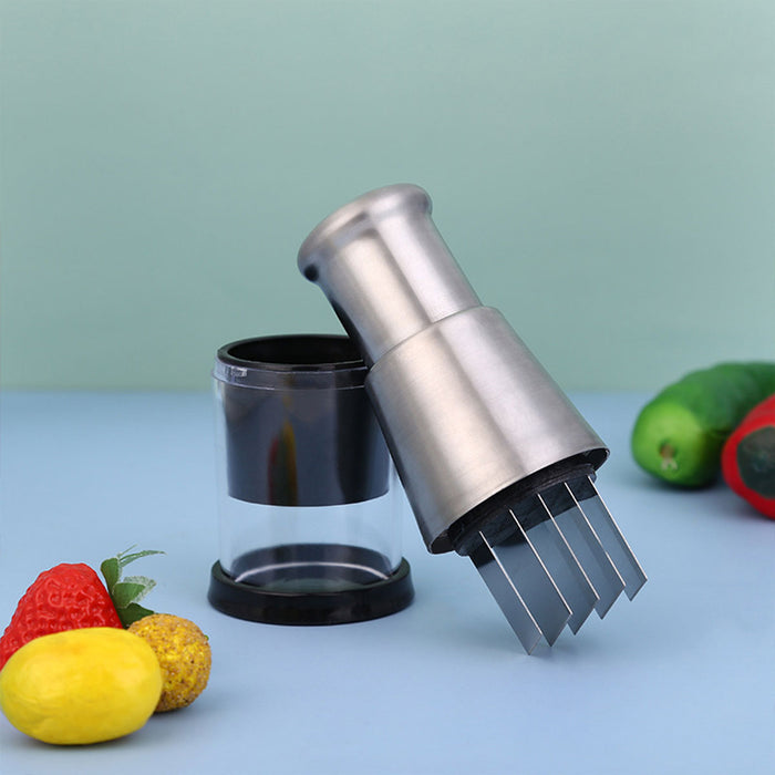 Manual Garlic Press Crusher 304 Stainless Steel BPA-Free 16 x 6 cm