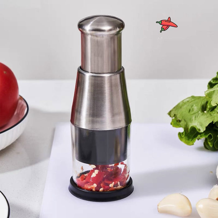 Manual Garlic Press Crusher 304 Stainless Steel BPA-Free 16 x 6 cm