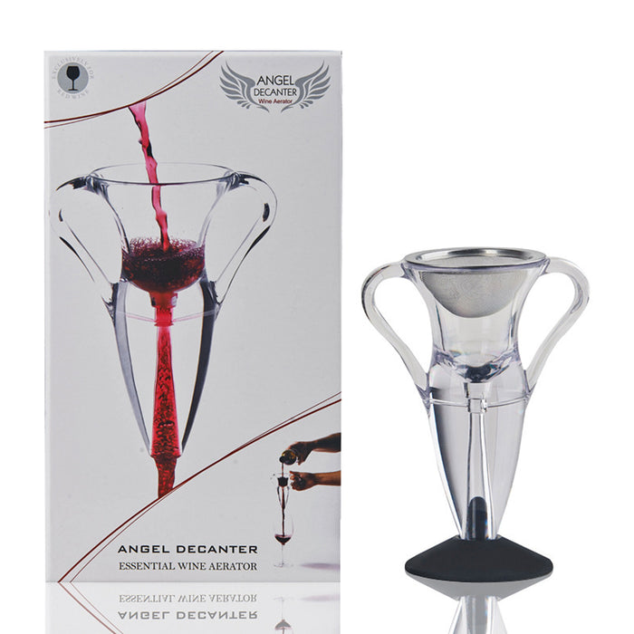 1 Wine Rapid Aerator Decanter with Filter Wide Mouth Clear