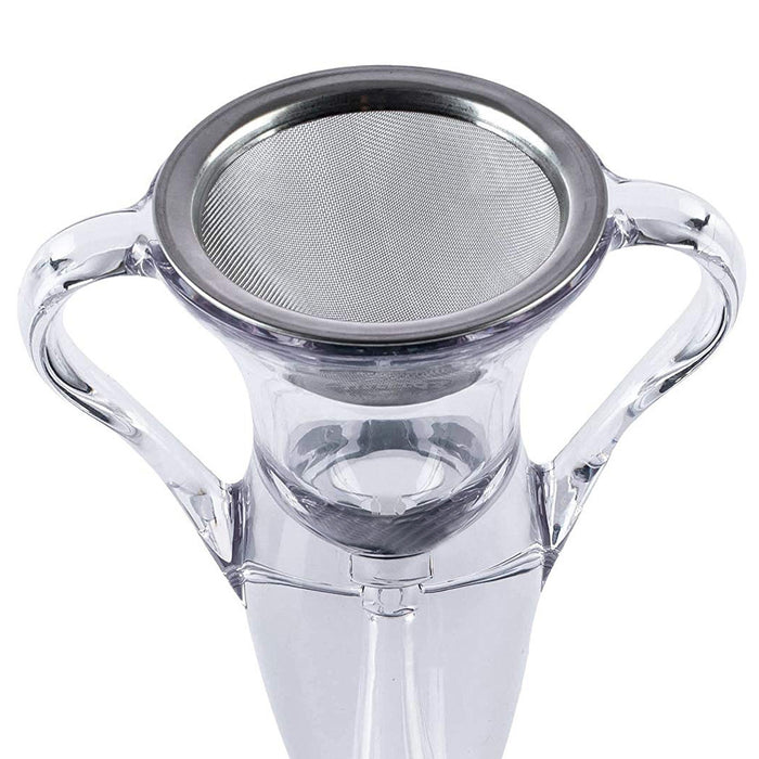 1 Wine Rapid Aerator Decanter with Filter Wide Mouth Clear