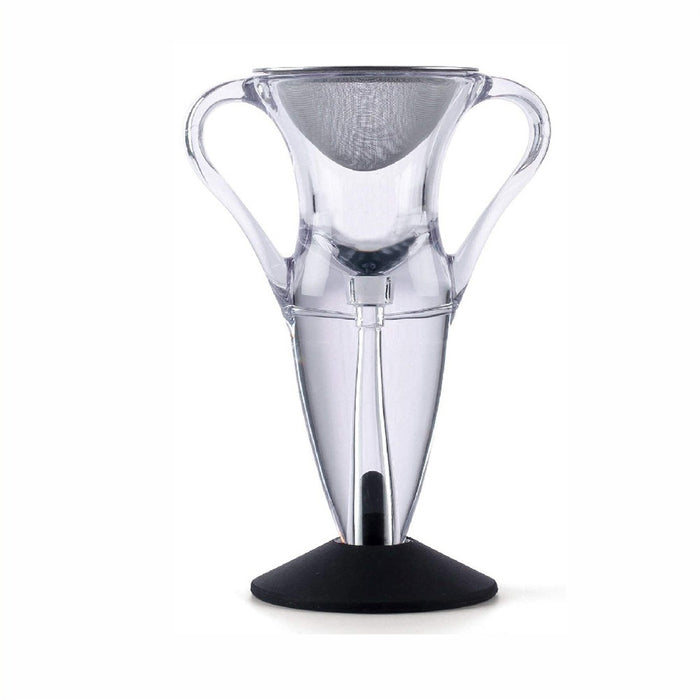 1 Wine Rapid Aerator Decanter with Filter Wide Mouth Clear