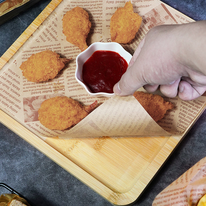 500 PCS Food Wrapping Paper Oilproof Greaseproof Baking Sandwich Packing Papers