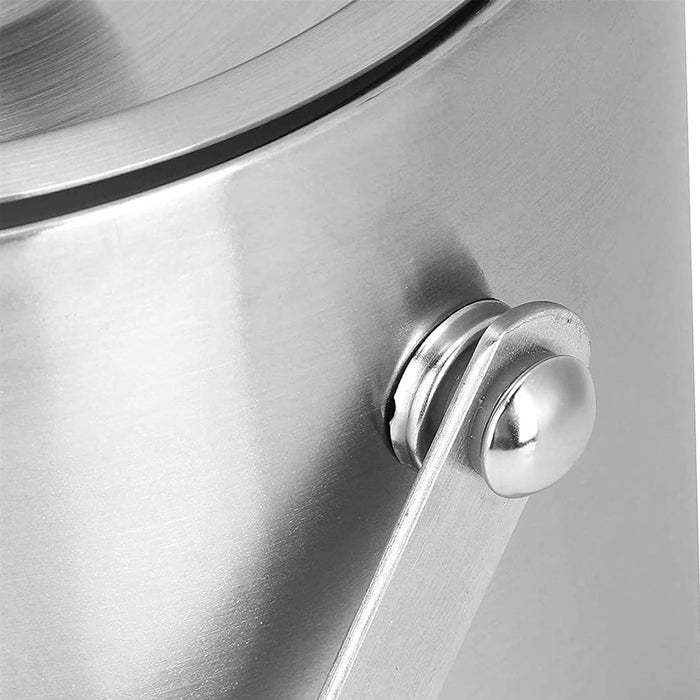 1.6L 3L Stainless Steel Ice Bucket with Handle and Lid