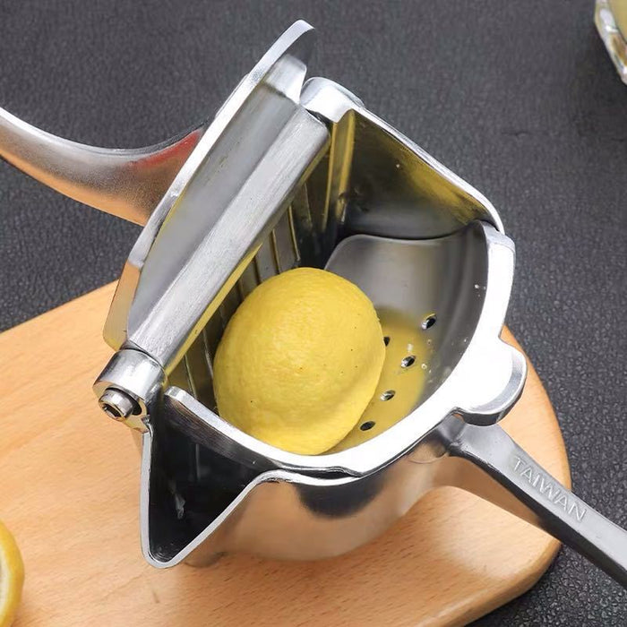Manual Lemon Orange Juicer Aluminium Alloy with Removable Liner