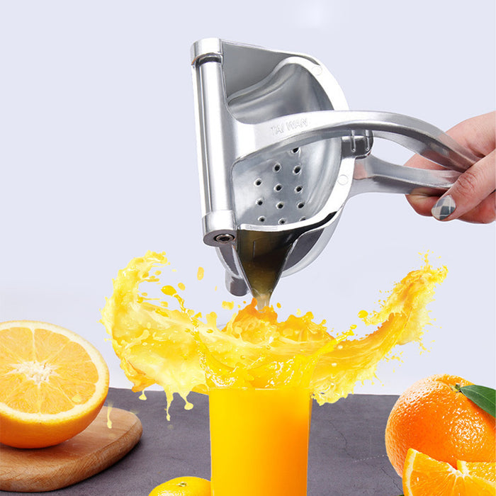 Manual Lemon Orange Juicer Aluminium Alloy with Removable Liner