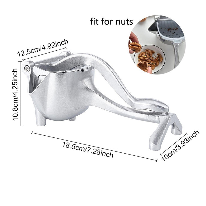 Manual Lemon Orange Juicer Aluminium Alloy with Removable Liner