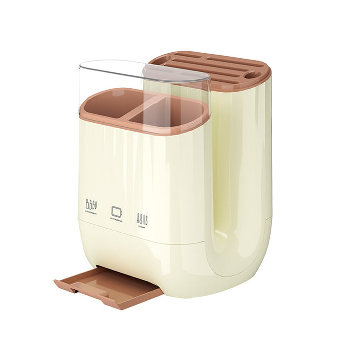 Kitchen Knife Organizer PP With Drainage Cutting Board Slot