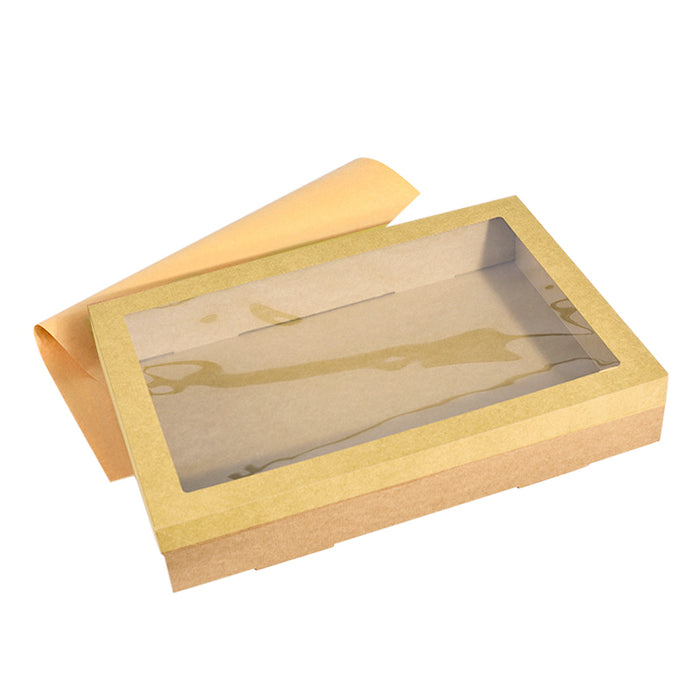 20 Pcs Kraft Bakery Boxes for Cookies Cakes and Pies