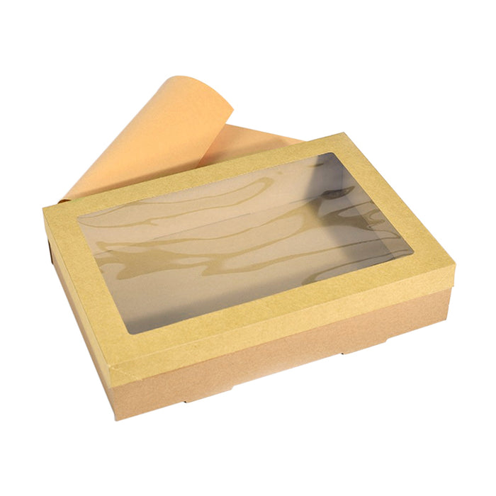 20 Pcs Kraft Bakery Boxes for Cookies Cakes and Pies