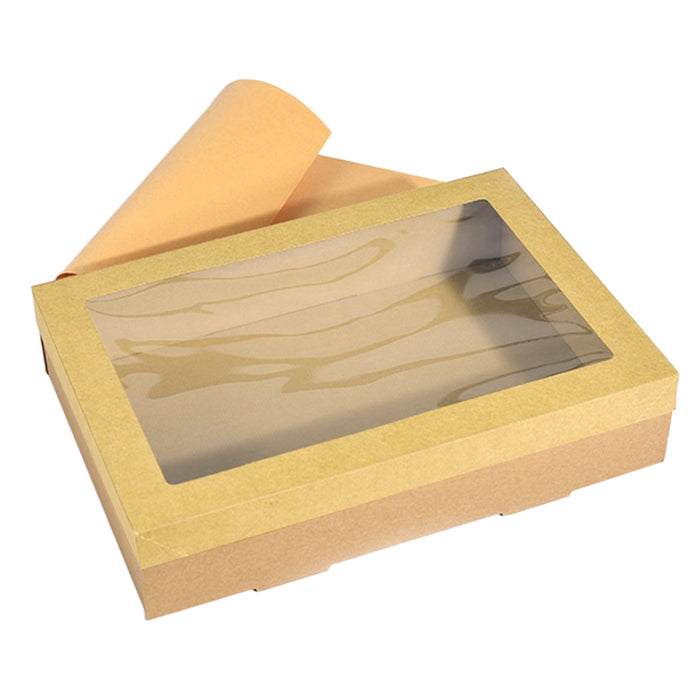 20 Pcs Kraft Bakery Boxes for Cookies Cakes and Pies