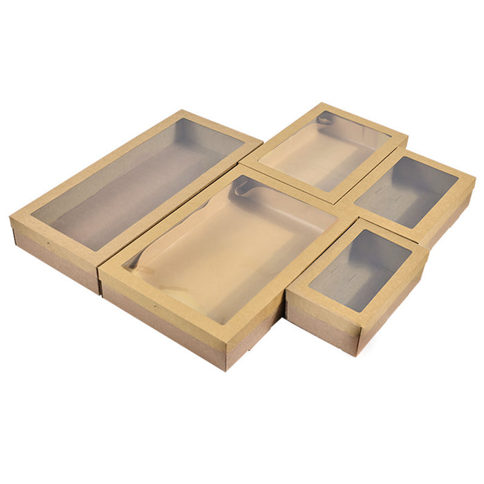 20 Pcs Kraft Bakery Boxes for Cookies Cakes and Pies