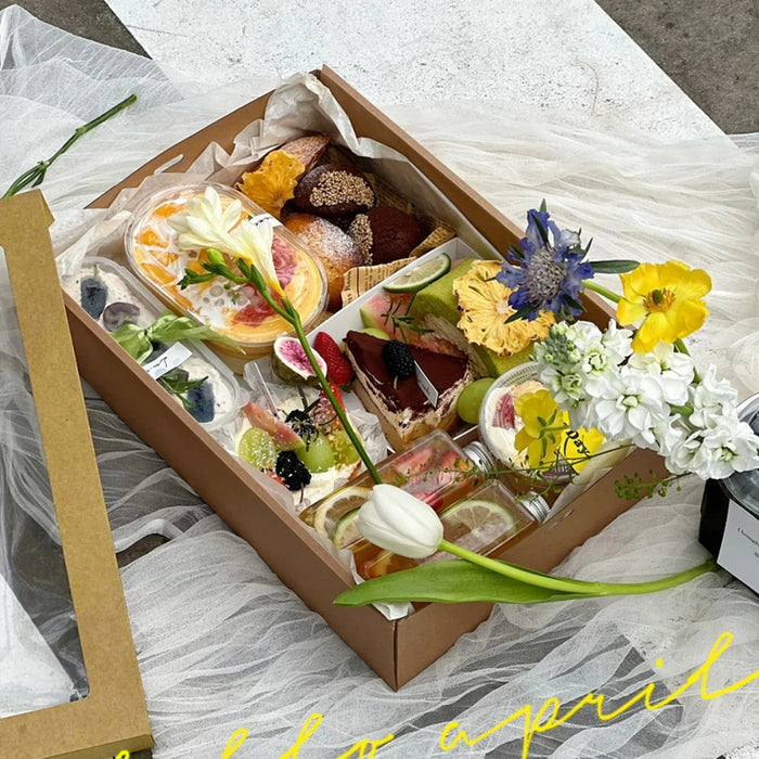 20 Pcs Kraft Bakery Boxes for Cookies Cakes and Pies