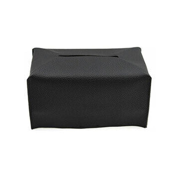PU Leather Tissue Box Cover Foldable with Velcro Refill in 7 Colors