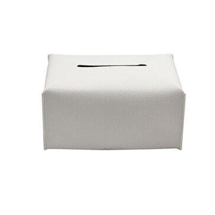 PU Leather Tissue Box Cover Foldable with Velcro Refill in 7 Colors