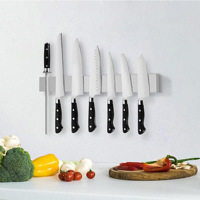 Magnetic Knife Holder Stainless Steel Wall Mount 30/40/50 cm