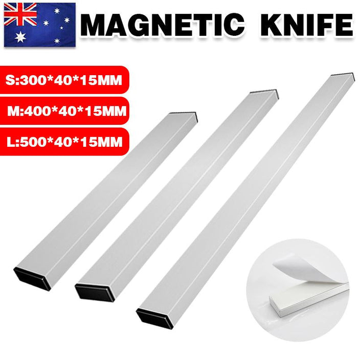 Magnetic Knife Holder Stainless Steel Wall Mount 30/40/50 cm