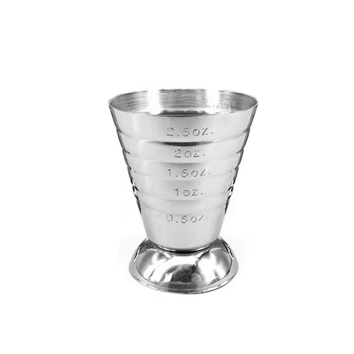 1 Pc 75ml Stainless Steel Cocktail Jigger With Etched Scale