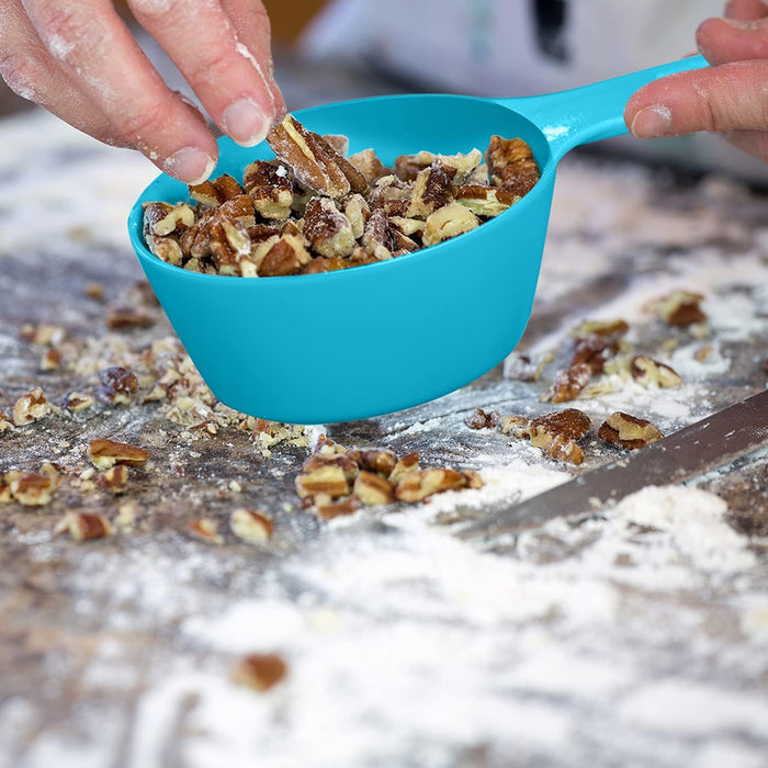 12 Piece Measuring Cups And Spoons Set BPA Free Plastic